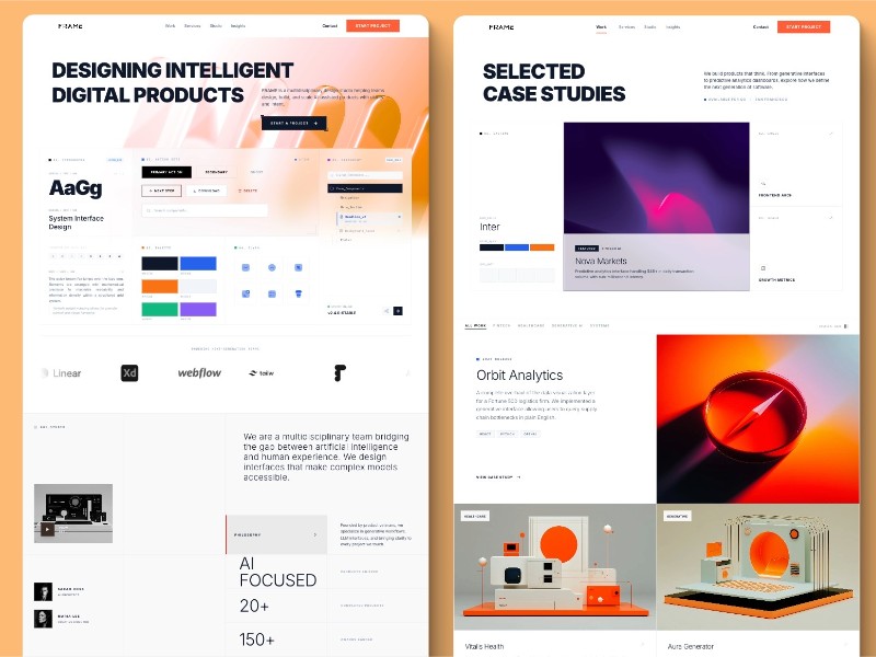 Preview for Framer AI Product Studio Template