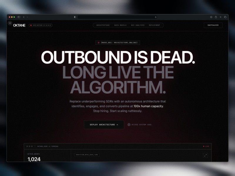 Preview for AI Sales Automation Landing Page Template