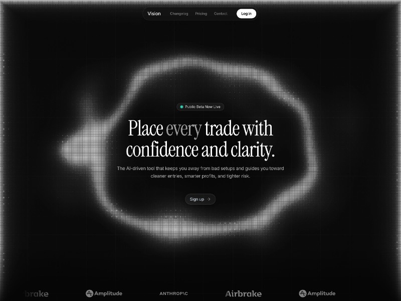 Preview for AI Trading SaaS Landing Page Template