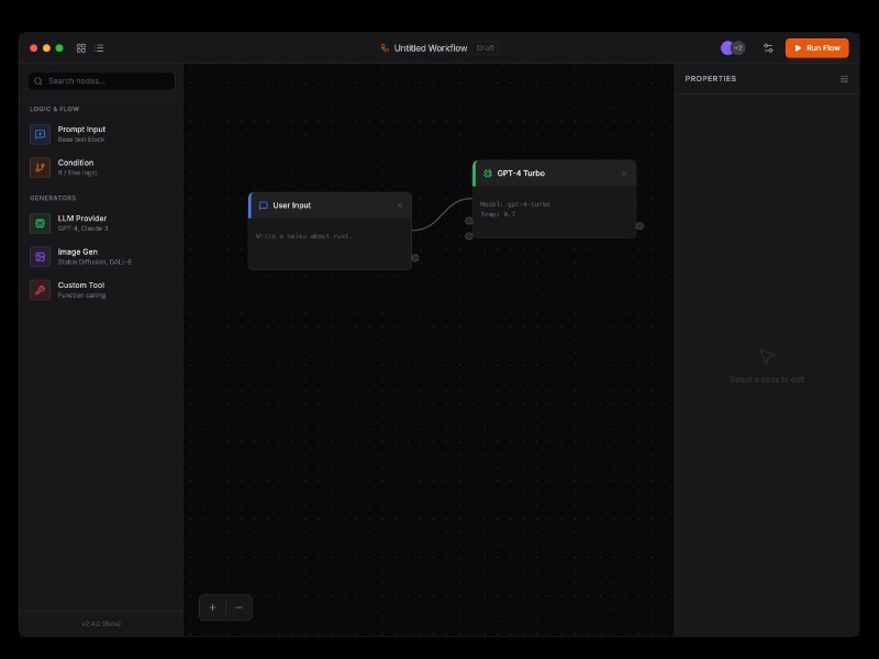 Preview for AI Workflow Builder App Template