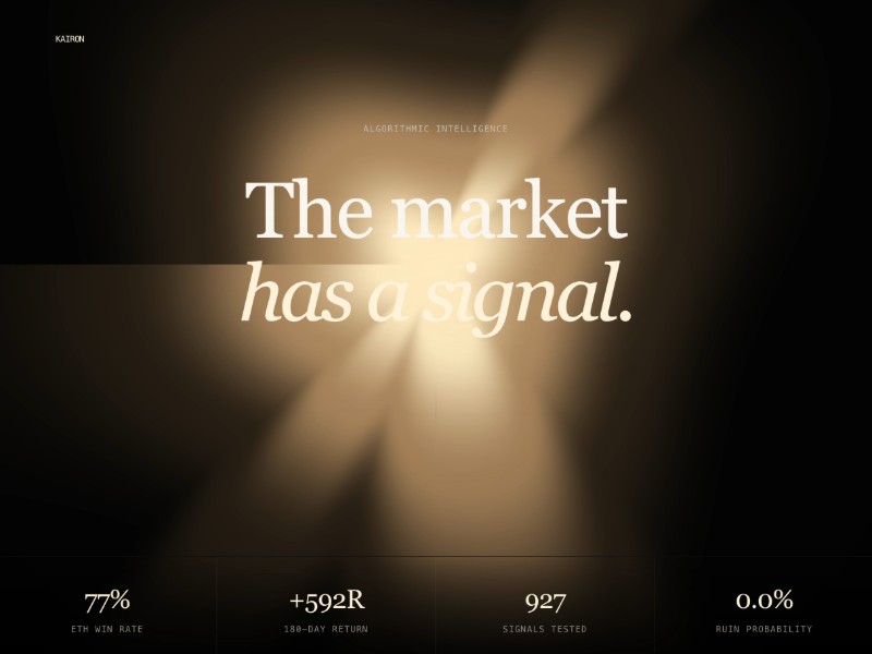 Preview for Algorithmic Trading Landing Page Template