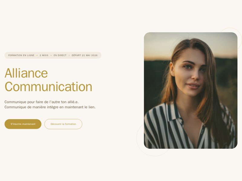 Preview for Alliance Communication Coaching Template