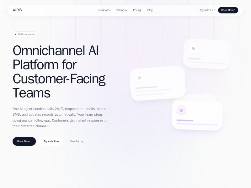 Preview for Alris Omnichannel AI Platform Template