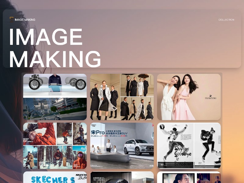Preview for Image Making Visual Gallery Landing Page Template