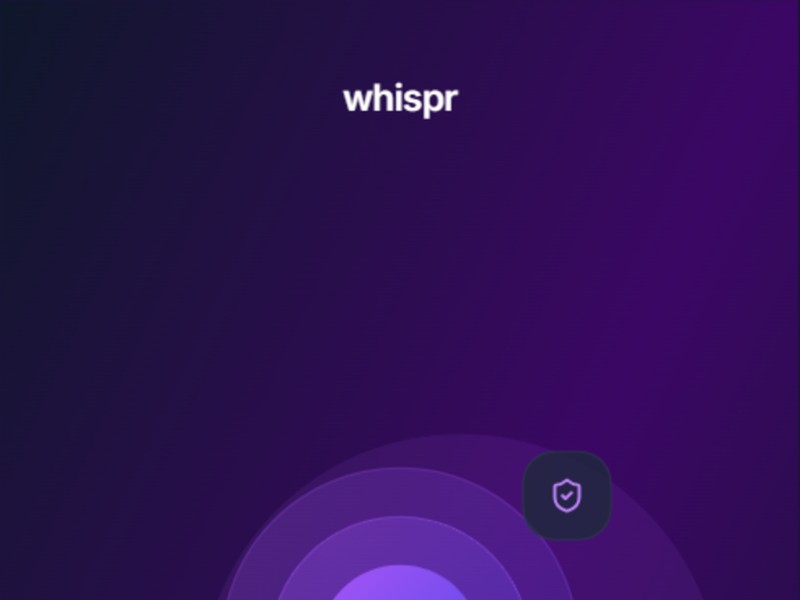 Preview for whispr Anonymous Chat App UI Template