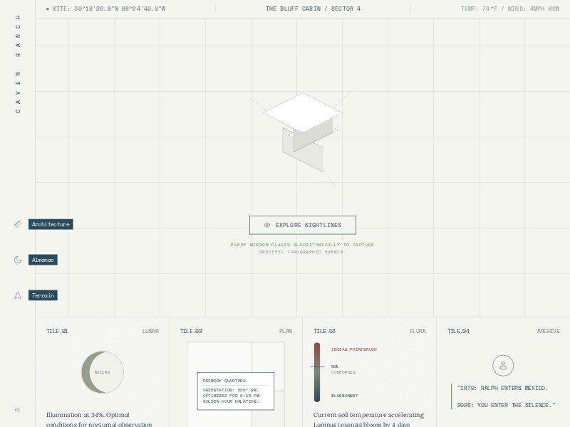 Preview for Architectural Almanac Landing Page Template