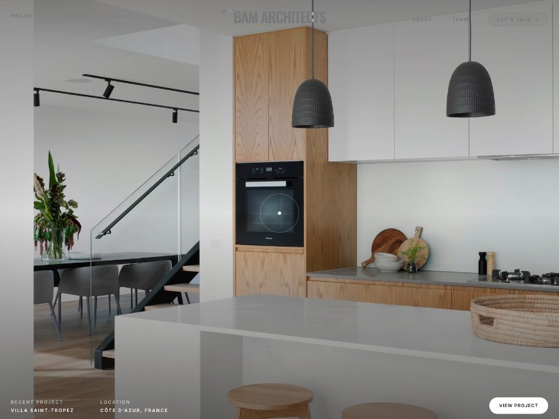 Preview for Architecture & Interior Design Landing Page Template