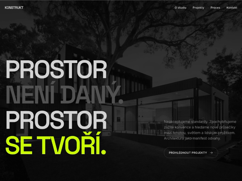 Preview for Architecture Studio Landing Page Template