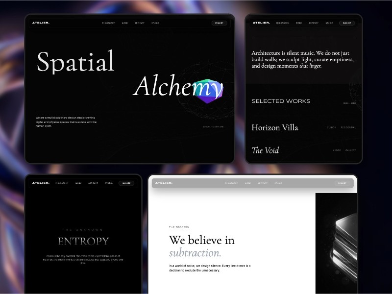 Preview for Architect Studio Landing Page Template
