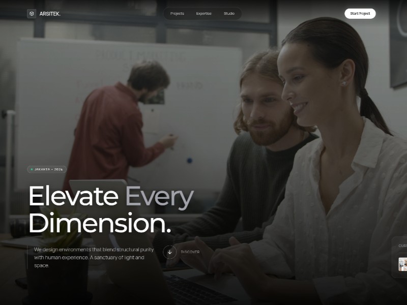 Preview for Architect Studio Landing Page Template