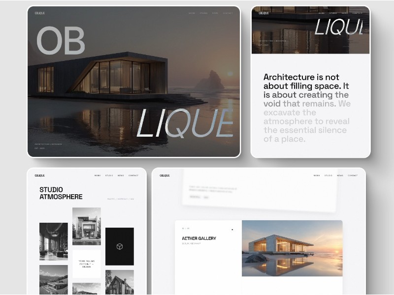 Preview for Architecture Studio Landing Page Template