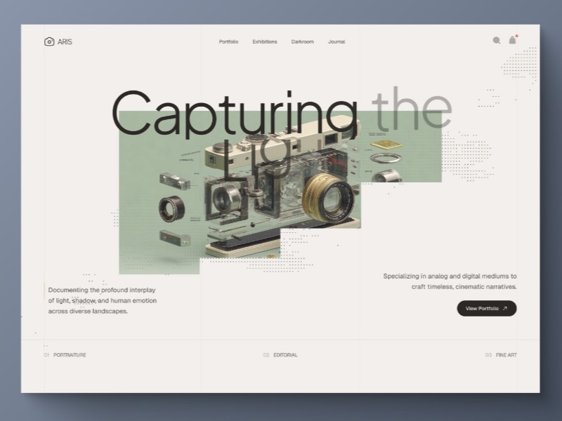 Preview for Photography Portfolio Landing Page Template
