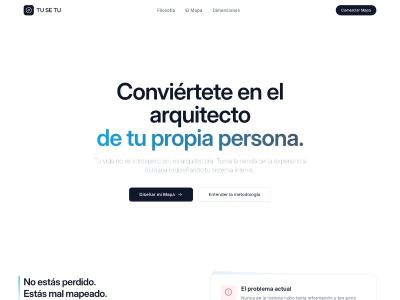 Preview for Arquitectura Personal Landing Page Template