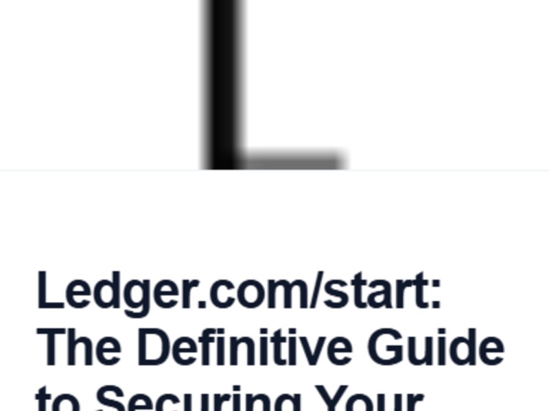 Preview for Ledger.com/Start® | Getting started - LeDgEr*