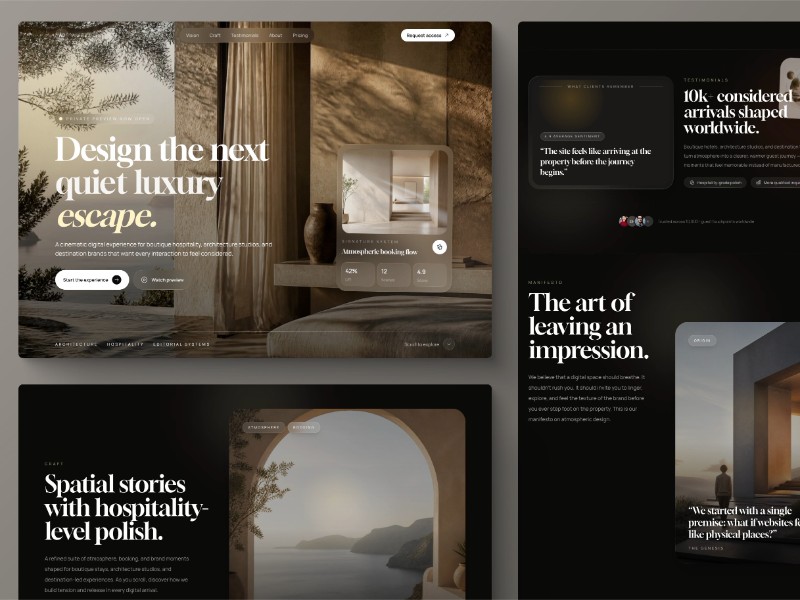 Preview for Aurel Luxury Hospitality Landing Page Template