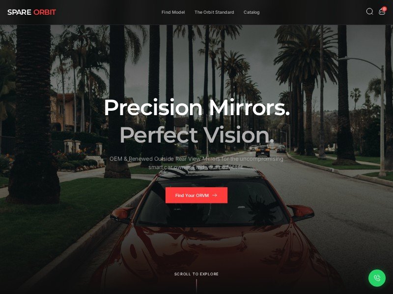 Preview for Automotive Parts E-commerce Template