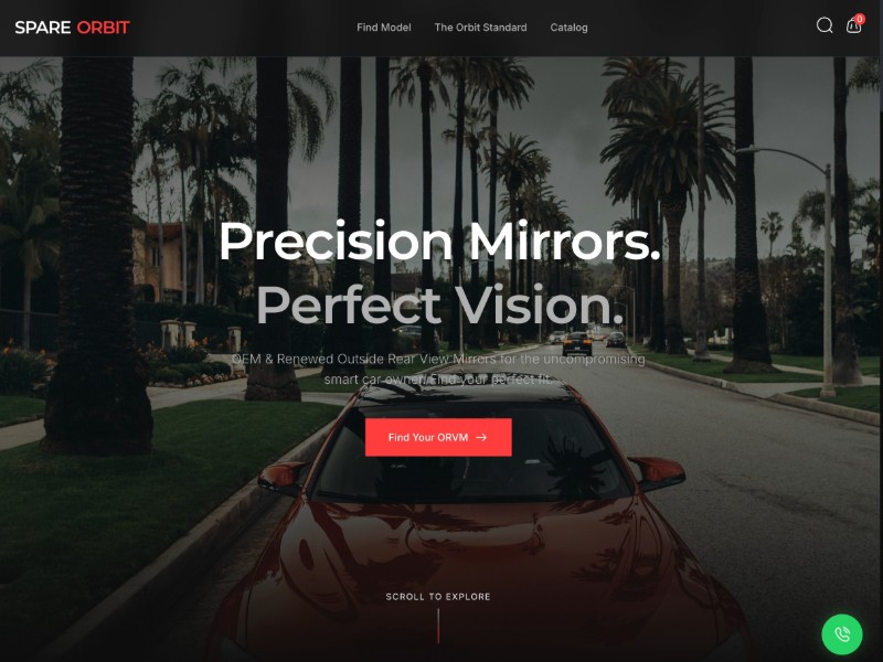 Preview for Automotive Parts E-commerce Template