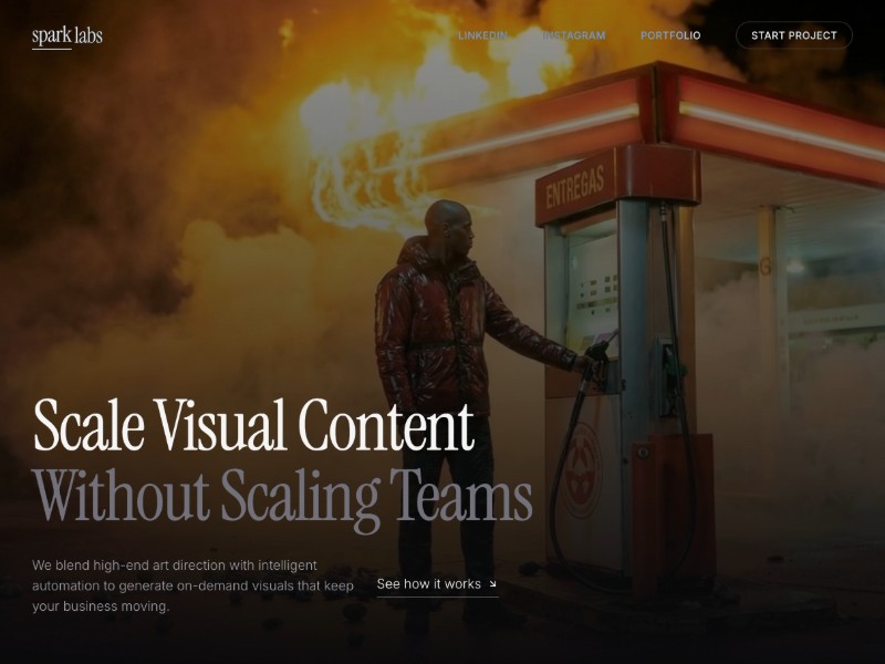 Preview for AI Creative Studio Landing Page Template