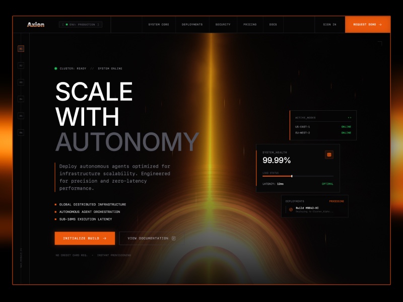 Preview for AI SaaS Landing Page Template