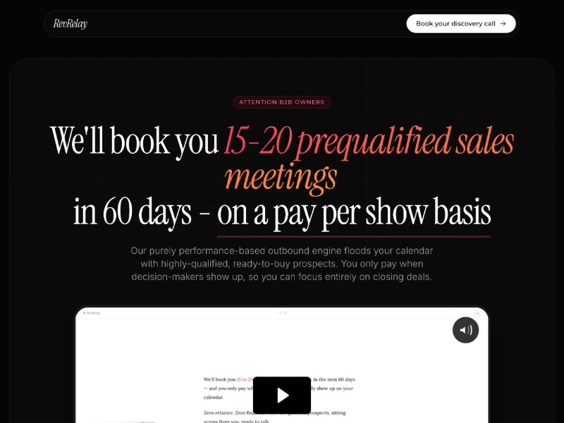 Preview for Growth Agency Landing Page Template