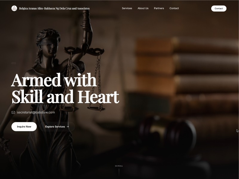 Preview for Luxury Legal Services Landing Page Template