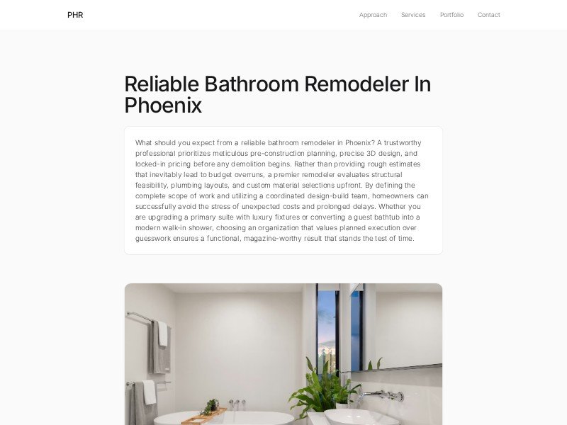 Preview for Reliable Bathroom Remodeler in Phoenix| Phoenix Home Remodeling 602-492-8205