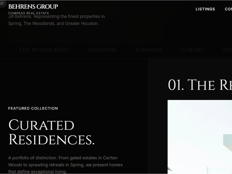 Preview for Luxury Real Estate Landing Page