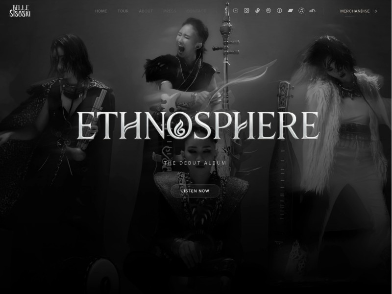 Preview for Artist Portfolio Website Template