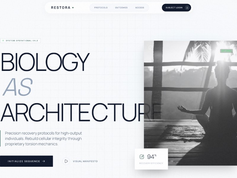 Preview for Bio-Optimization Lab Landing Page Template