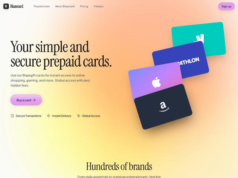 Preview for Prepaid Card Multi Pages Template