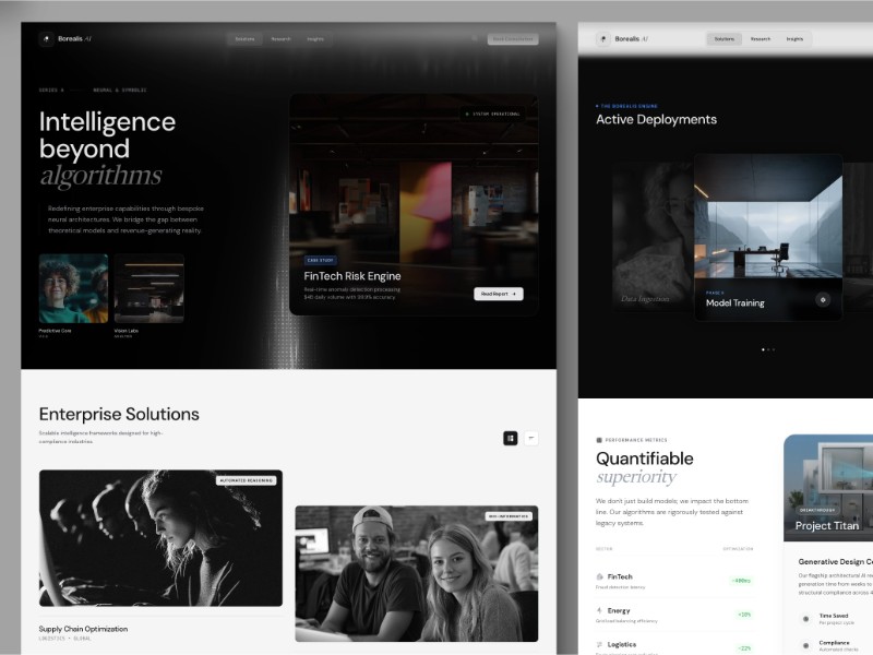 Preview for AI Consultancy Landing Page Template