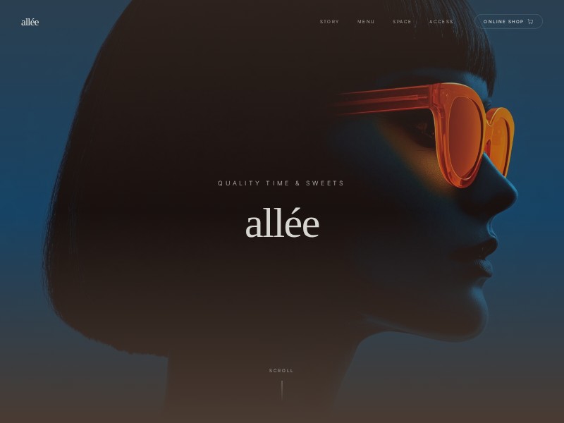 Preview for Cafe & Dessert Landing Page Template