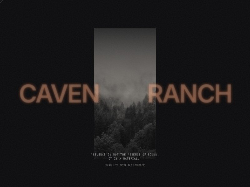 Preview for Experimental Cabin Retreat Landing Page Template