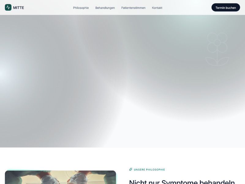 Preview for Chiropractic Clinic Landing Page Template