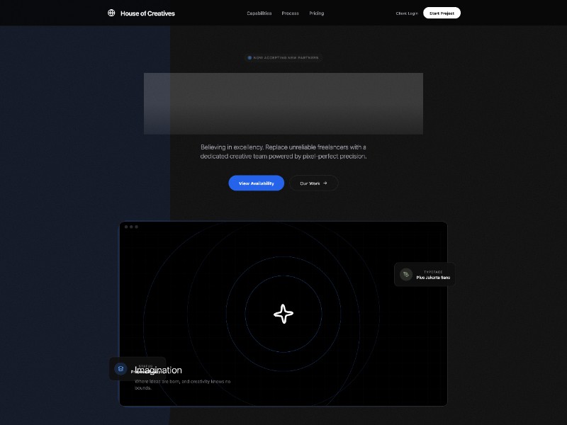Preview for Church Creative Agency Landing Page Template