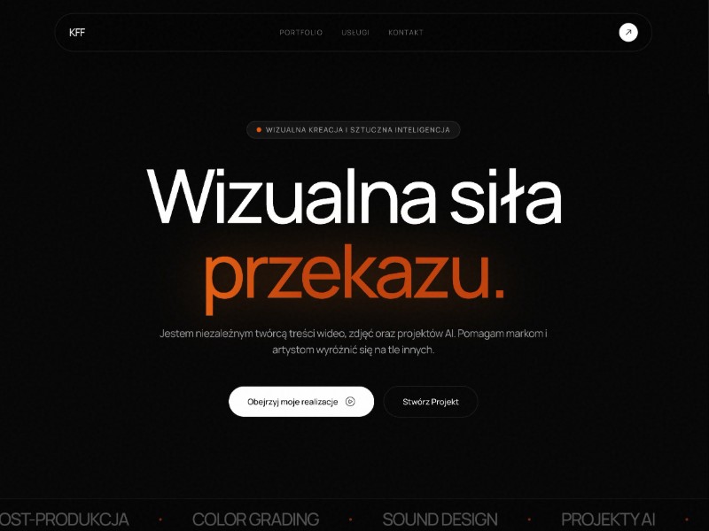 Preview for Cinematic Production Portfolio Template