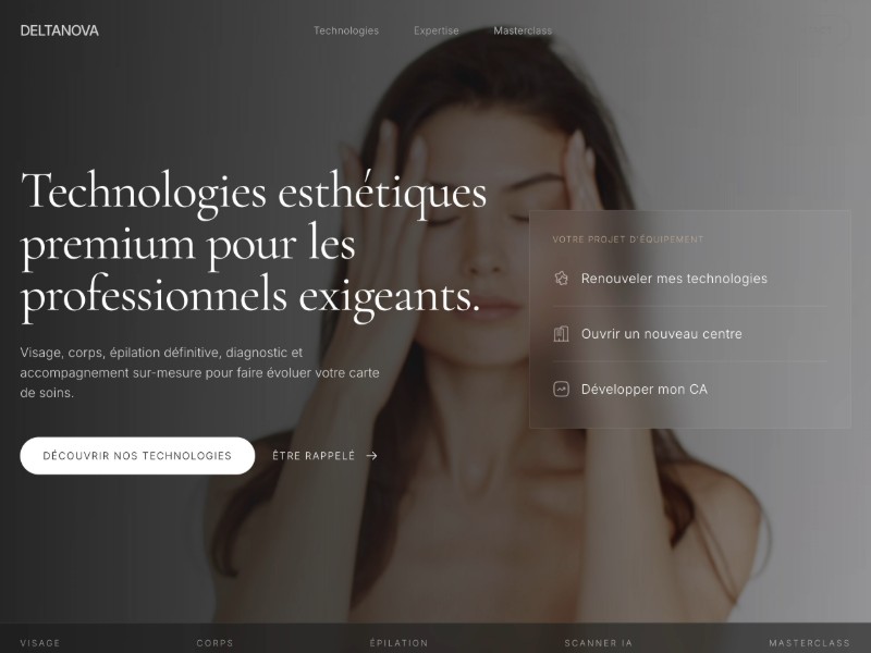 Preview for Clinical Aesthetics Landing Page Template