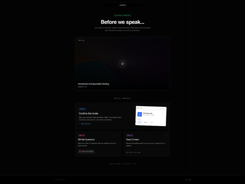 Preview for Confirm your Booking!