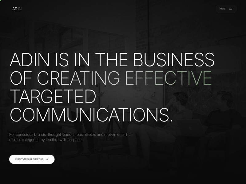 Preview for Communications Agency Landing Page Template