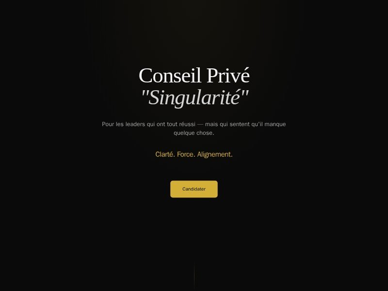 Preview for Executive Coaching Landing Page Template
