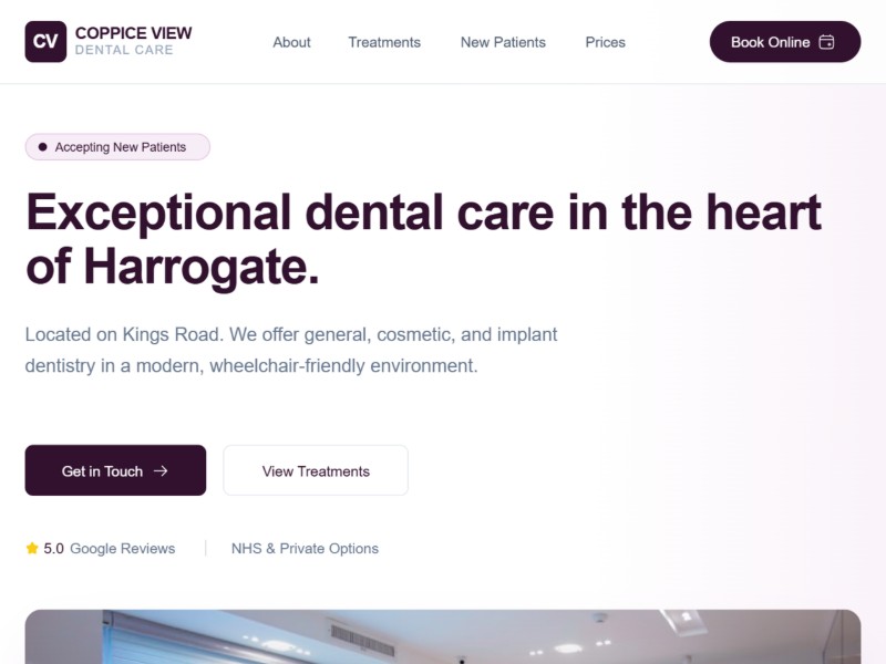 Preview for Coppice View Dental Demo