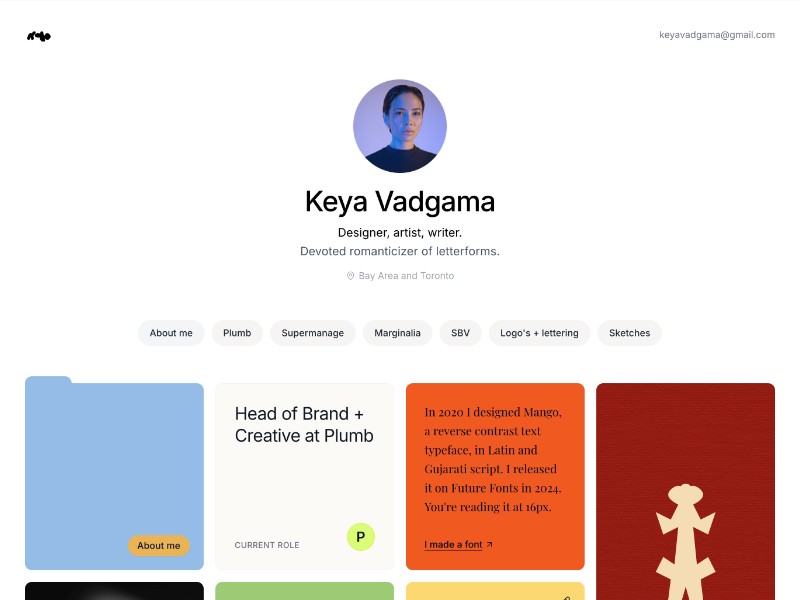Preview for Creative Portfolio Website Template