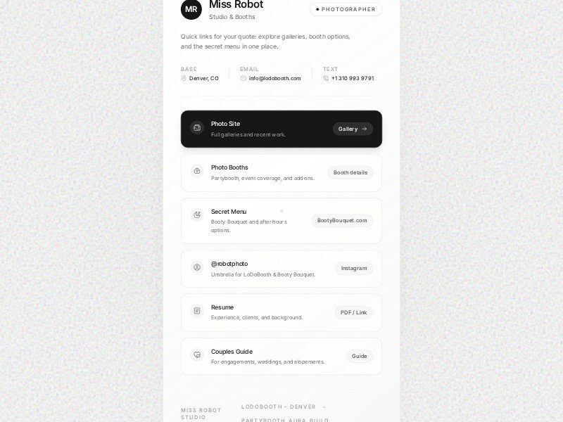 Preview for Quick Links: CREATIVE BRIEF