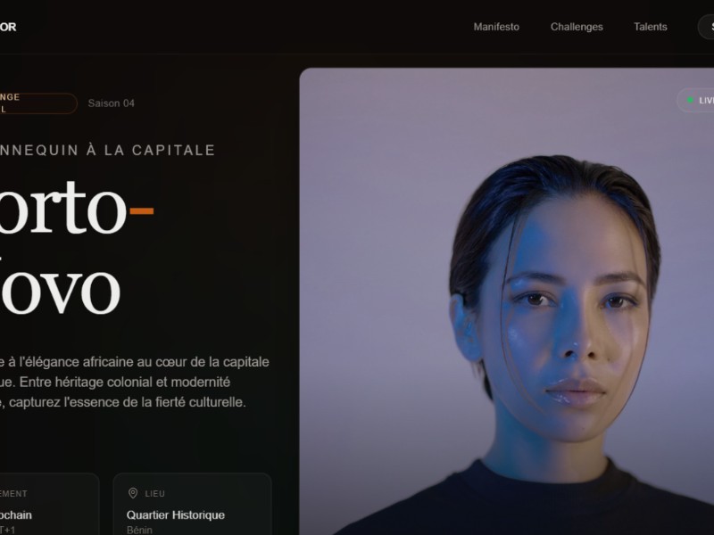 Preview for Fashion Challenge Landing Page Template