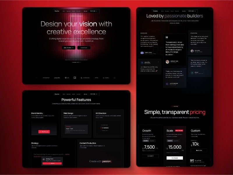Preview for Creative Digital Designer Portfolio Template