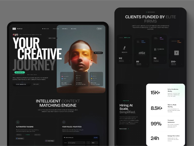 Preview for TalentHub Creative Job Board Template