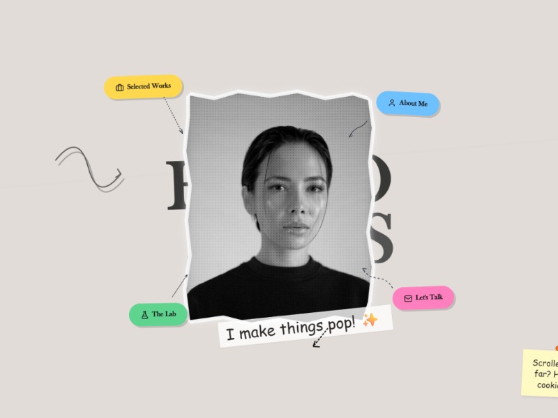 Preview for Creative Portfolio Landing Page Template