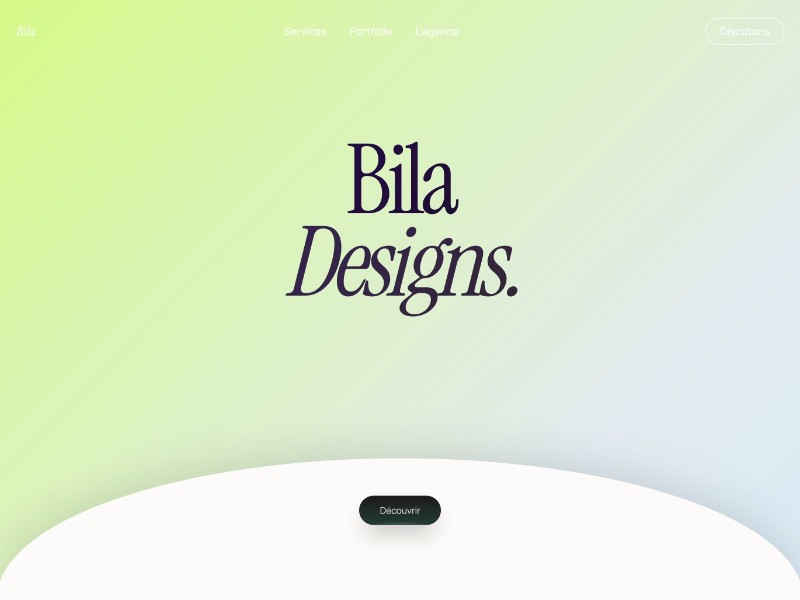 Preview for Creative Studio Portfolio Landing Page Template