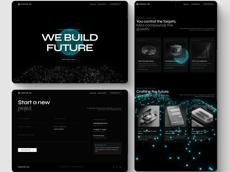 Preview for Creative Studio Landing Page Template