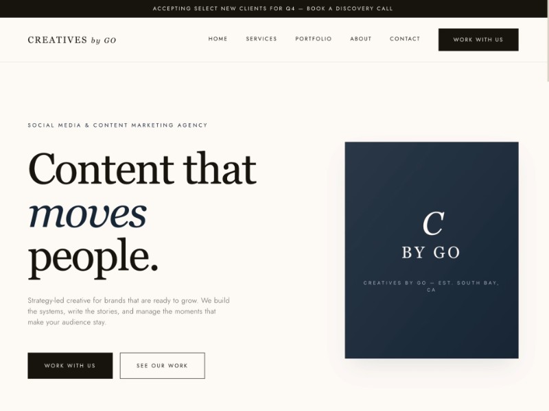 Preview for Agency Landing Page Template